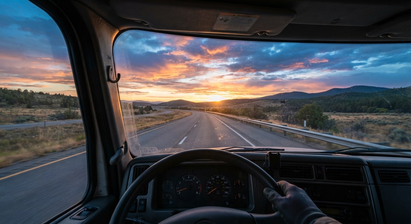 Inside the LEROY'S TRUCKING LLC yard